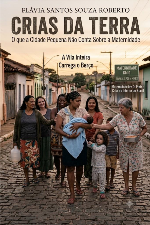 Capa: Crias da Terra: O que a Cidade Pequena Não Conta Sobre a Maternidade